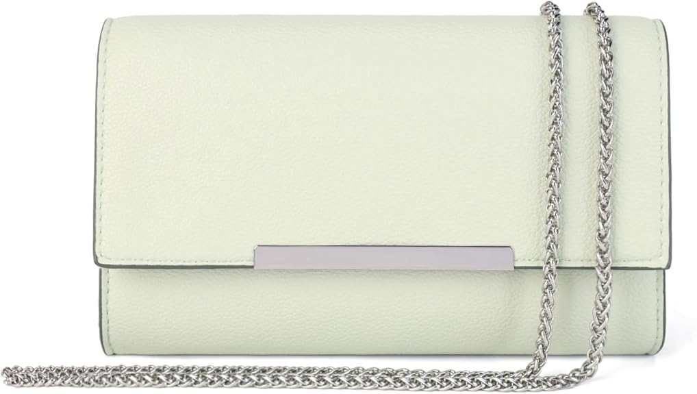 Women's Wristlet Clutch Evening Bag, Mini Summer Crossbody Purse for Formal Occasions & Daily Casual Use | Premium Vegan Leather, Fits iPhone 17 Pro Max, Passport and Small Essentials