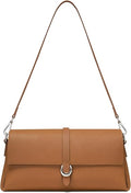 Women's Trendy Top-Handle Leather Handbags, Stylish Clutch Shoulder Purses with 2 Adjustable Removable Straps