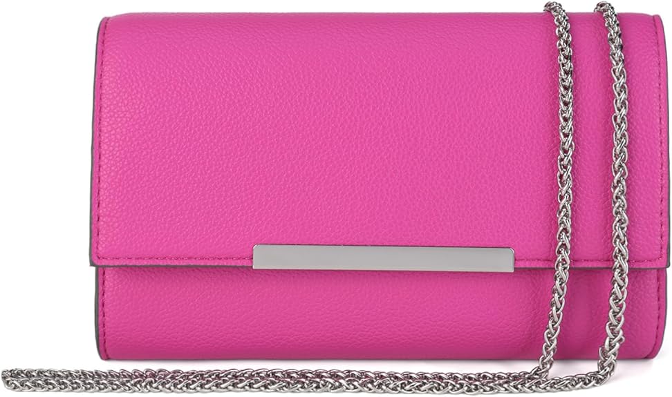 Women's Wristlet Clutch Evening Bag, Mini Summer Crossbody Purse for Formal Occasions & Daily Casual Use | Premium Vegan Leather, Fits iPhone 17 Pro Max, Passport and Small Essentials