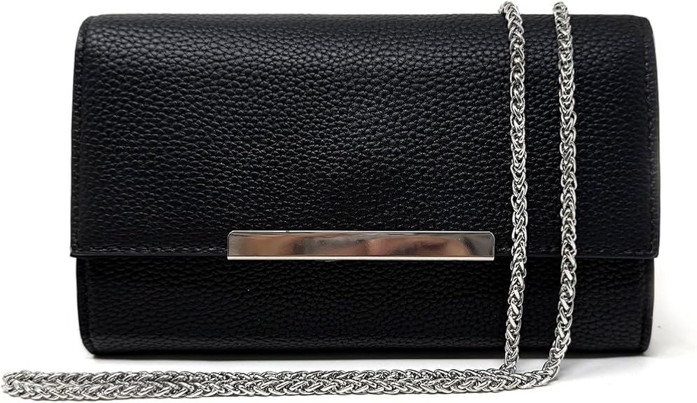 Women's Wristlet Clutch Evening Bag, Mini Summer Crossbody Purse for Formal Occasions & Daily Casual Use | Premium Vegan Leather, Fits iPhone 17 Pro Max, Passport and Small Essentials