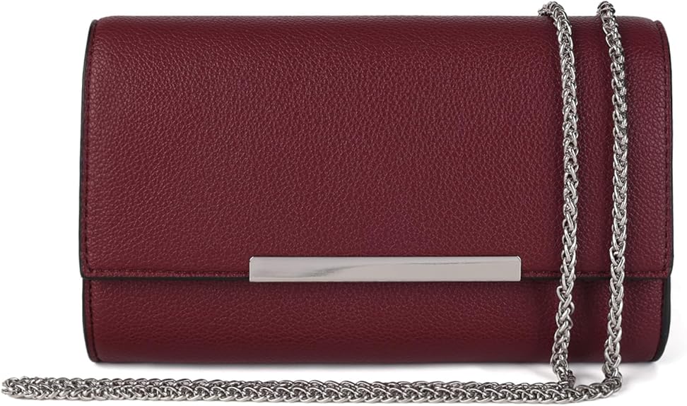 Women's Wristlet Clutch Evening Bag, Mini Summer Crossbody Purse for Formal Occasions & Daily Casual Use | Premium Vegan Leather, Fits iPhone 17 Pro Max, Passport and Small Essentials